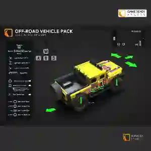 Off-Road Vehicle Pack + Car Controller Script 3d game asset for Unity 20
